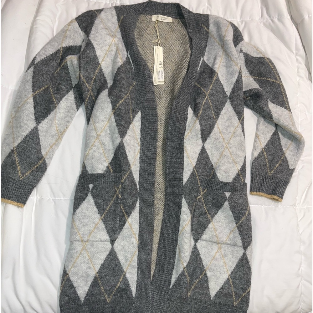 Brand New S Charcoal Grey Cardigan